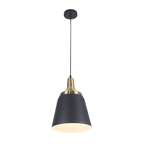 Lustre noir moderne en fer forgé pour l'ambiance chaleureuse d'un bar ou salon