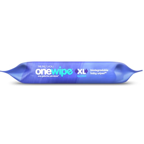 Mum & You Onewipe Baby Wipes Multipack, 100% Biodegradable Wet Wipes (10 Packs= 400 wipes), 99.4% Water, Blue, 40 count (Pack of 10) - Image 3