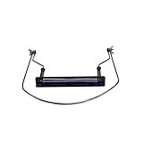 Harmonica Neck Holder Rack, Adjustable Hands-Free Support : Stainless Steel Frame-Spring Clamp Structure - 10 Hole Diatonic Compatibility | Standing Playing/Practice Setup/Performance Support