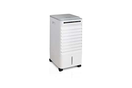 DUTCH ORIGINALS Refrigerador de aire portátil de 6 litros, 65 W, enfriador evaporativo portátil con oscilación de 60°, aire acondicionado portátil con 3 niveles de velocidad, 56 cm de alto