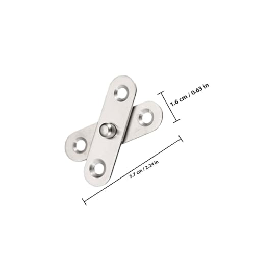 Charnières cachées rotatives SOIMISS en acier inoxydable de haute résistance pour meubles