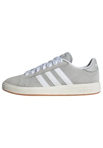 adidas Homme Grand Court Base 00S Shoes, Grey Two/Cloud White/Gum, 45 1/3 EU
