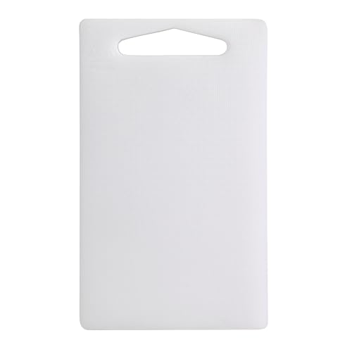 Tabla de cortar rectangular de 10x6 pulgadas blanca miniatura 1