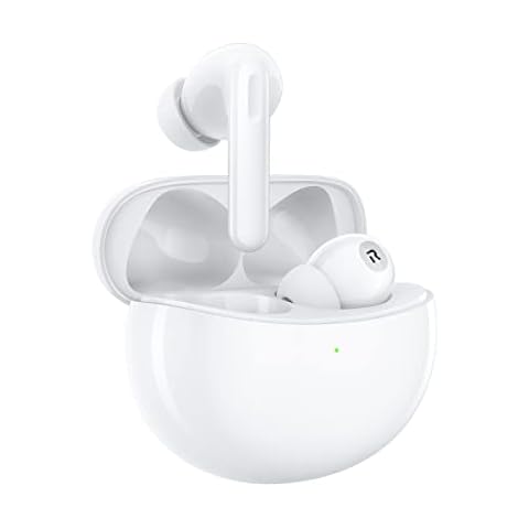 OPPO Enco Air2 Pro- Wireless Headphones, Bluetooth 5.2, Noise Cancellation, Fast Charging, Large Capacity Battery, White Cover