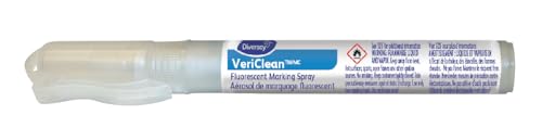 Diversey Vericlean Fluorescent Marking Spray, 10 Ml Spray, 6/carton, Black