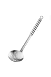 RÖSLE Schaumlöffel flach grob gelocht, Edelstahl 18/10