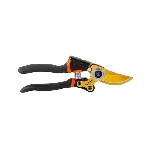 Miniatura 5 de Altuna Tr15 - Tijeras De Podar De Titanio - Tijera De Jardín Profesional Con Hoja Sk5 - Corte Bypass Preciso - Mango Metálico Antideslizante - Diseño Ergonómico - Ideal Para Regalo - Caja Incluida