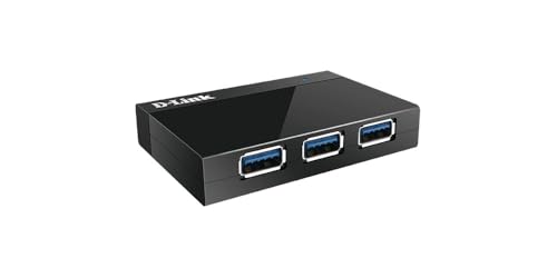 DUB-1340 Hub con 4 Porte USB 3.0, Velocità di Trasferimento fino a 4.8 Gbps, Design Moderno, Nero - Hub USB - Immagine 1