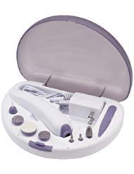 Homedics MAN-150 Style Spa Plus Rechargeable 10 Piece Manicure System with 8 Attachments