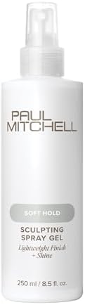 Paul Mitchell Soft Sculpting Spray Gel, Natural Hold, Soft Finish, For All Hair Types