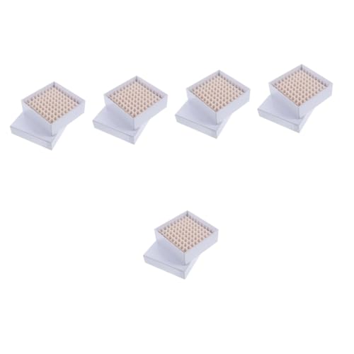 GETAJGHSD 5 Piezas Caja De Tubos Criogénicos Cajas De Pañuelos Decoración Nevera Organizadores y Almacenamiento Tapa Congelador Cesta De Mimbre Gradilla Para Tubos De Ensayo Papel