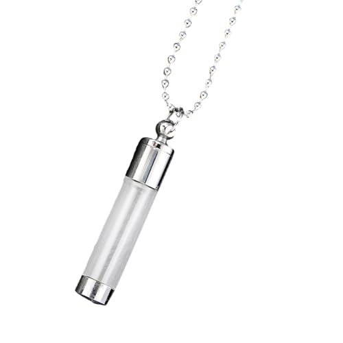 JUYAXIN 万能10mm 香水バイアルネックレス 丈夫なジュエリーピース ワークアウトパーティーや日常使用に最適 秘密のコンパートメント付きの日常的なネックレス, One Size, 説明のとおり, 説明の通り