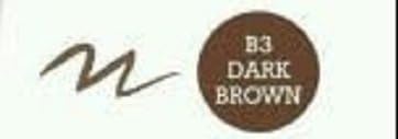 MAKALIN - SIVANNA Paper Waterproof Eyebrow Pencil, Drawing Eye Brow, (1 Dozen) (B3 DARK BROWN)