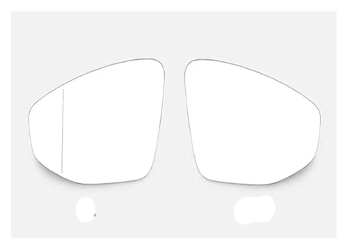 Verre chauffant rétroviseur 4G0857535 4G0857536 pour Audi A6L C7 miroir thermique 2PC