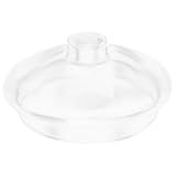 CTIRCHIU Glasdeckel 9 cm Universal Ersatzdeckel mit Knauf Runde Transparente Glasabdeckung für Trinkgläser und Teekanne bei Hause und Partys