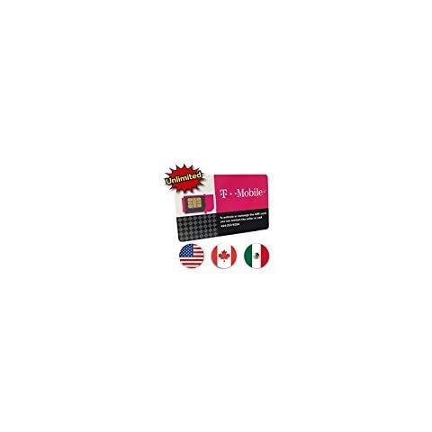 T-Mobile Prepaid SIM Card Unlimited Talk, Text, and Data in USA with 5GB Data in Canada and Mexico for 10 days Cover
