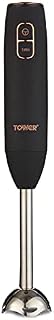 Tower Cavaletto T12059RG Stick Blender with Turbo Function, 600W, Black and Rose Gold