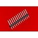 KK 254 Breakaway Header, Vertical, 4 Circuits, 0.76?m Gold (Au) Selective Plating, Mating Pin Length 8.13mm