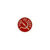 Eat The Rich Funny Anti Capitalism Enamel Pin, Sarcastic Wealth Inequality Dark Humor Pin Brooch, Funny Social Justice Brooch Badge, Protest Humor Lapel Badges, Gift For Socialist Activist, Anti Capitalist Jewelry Accessories