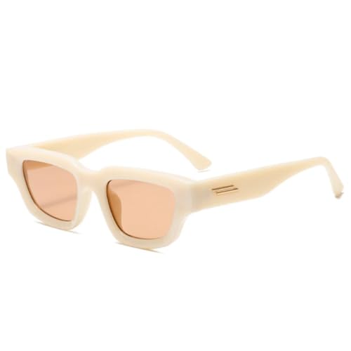 Lunettes de soleil œil de chat rétro à rivets pour hommes et femmes