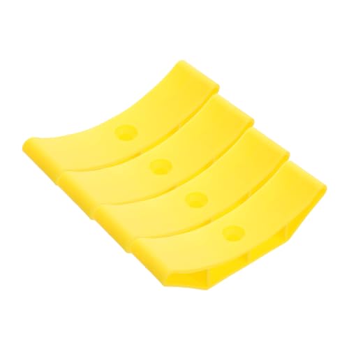 KOMBIUDA 4pcs Compact Dumbbell Holder Rack Lightweight Rubber Weight Storage for Kettlebells Versatile Gym Organization for Home Gyms and Fitness Studios