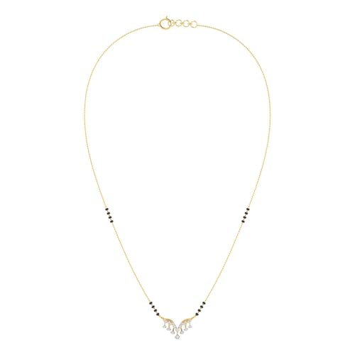 Image of WHP Jewellers Elegance 9KT Diamond Mangalsutra for Women | Diamond Fashion Jewellery for Women | Great for Gifting