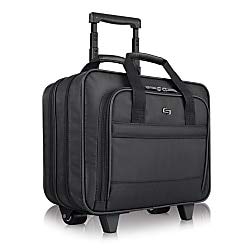 Solo New York B1004 Classic Rolling Case, 15.6", 16 x 5 1/2 x 15, Black (USLB1004)