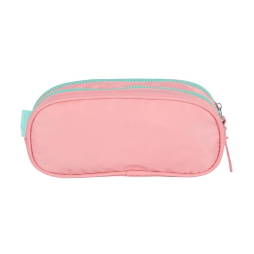 Estojo Duplo Stitch Rosa ET47749SC4800 Luxcel