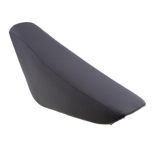 Asiento de motocicleta con espuma de alta densidad de 460 mm y perfil plano negro