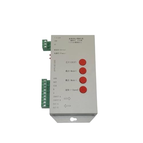 Contrôleur T1000S LED RGB pour rubans WS2812B et WS2811 avec carte SD