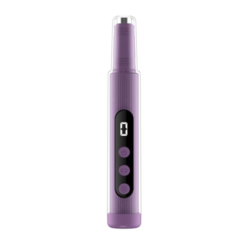 Cordless Electric Nail Drill with UV Nail Lamp – Portable Rechargeable Nail Drill Machine Kit for Acrylic, Gel & Dip Powder Nails, Lightweight Handheld, Purple Color