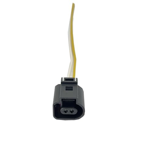 FainWan 2pin 1J0 973 702 1J0973702 Female Connector Harness Plug Compatible with Jetta Golf MK5 MK6 B5 Beetle