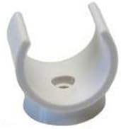 KCHEXSnap-in Clips for 1/2" PEX, Copper & CPVC Tubing (130/bag) - White Clamp