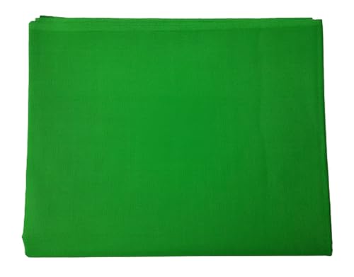 Image of Pure Cotton Poplin Unstitched Fabric 2.2 Meters x 32 Inches Solid Colour Cloth Material for Women's Saree Skirts, Petticoats, Pyjamas, Patiyala Pants, Salwar Etc. (Light Green)