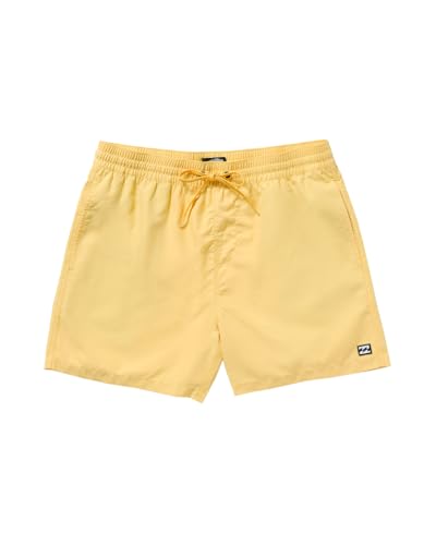 Billabong Men's Standard All Day Elastic Waist 17 Inch Swim Trunks, Mango, Medium