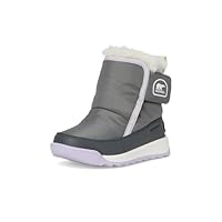 SOREL Toddler's Whitney ll Plus Waterproof Bootie - Quarry, Lavender Cloud - 6