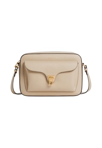 Sac à bandoulière Coccinelle Beat Soft L en cuir sac à main Sandshell 25,5 cm