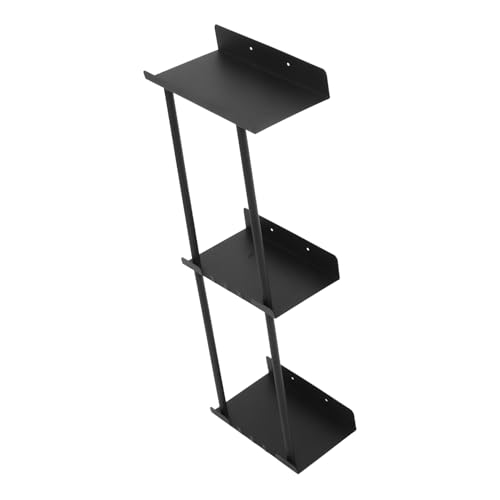 Cabilock 1 Set Wall Mounted Towel Rack No Drill Installation Detachable Shower Organizer Vertical Towel Holder for Bathroom Elegant Modern Design Space Saving