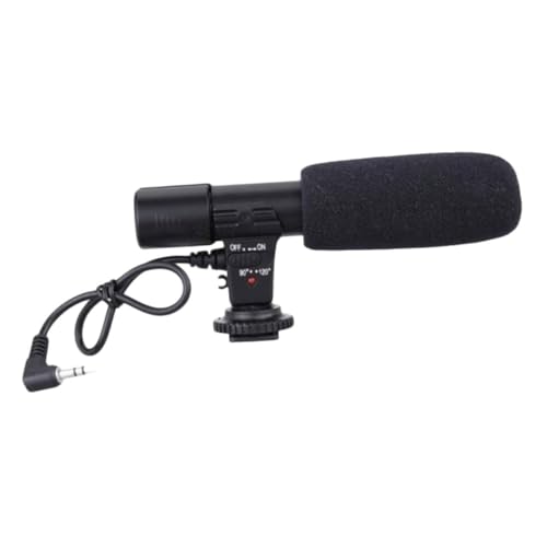 Grabación de audio con micrófono y amplia respuesta de frecuencia para videocámara Happyyami