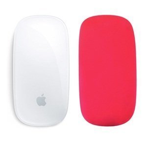 Cosmos Silicone Soft Skin Protector Cover for MAC Magic Mouse & Magic Mouse 2 (Red)