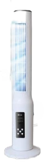 Generic New type of remote control vertical bladeless electric fan for high towers white