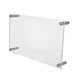Organisation instantanée : utilisez ce support pour écran d’ordinateur afin de ranger claviers, blocs-notes et autres accessoires en dessous, optimisant ainsi votre bureau et maintenant un et rangé. support d’écran transparent