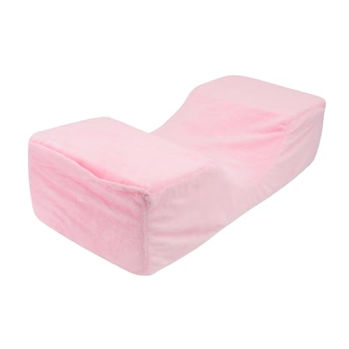 LALADEFIEE 記憶の美しさの枕 まつげエクステ用枕 まつげ枕 まつげエクステ枕メモリーフォーム 美容枕 頸椎枕まつげエクステ 場合 サポート まつげエクステ用品 ピンク