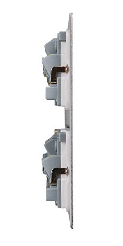 Plaque Ultimate Schneider Electric blanche double prise de luxe