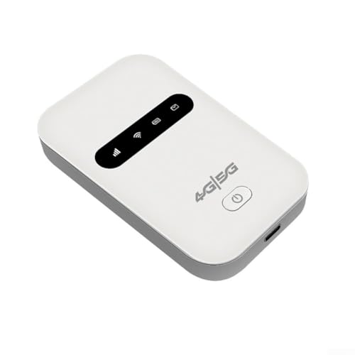 NexRen Router WiFi portátil 4G5G móvil de 300 Mbps con batería de 3000 mAh, ABS ligero, tamaño compacto, ranura para tarjeta SIM de 11 x 7 x 2 cm, para transmisión sin problemas, navegación, viajes y