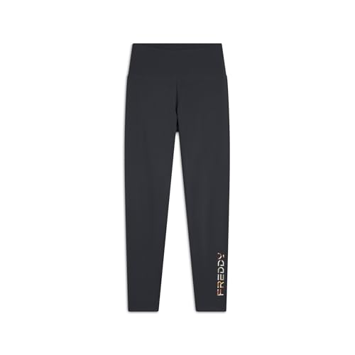 Leggings 7/8 Freddy de cintura alta con logotipo multicolor para mujer en algodón elástico