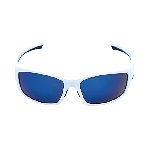 Lunettes de sport polarisées pour éviter la fatigue oculaire monture blanche