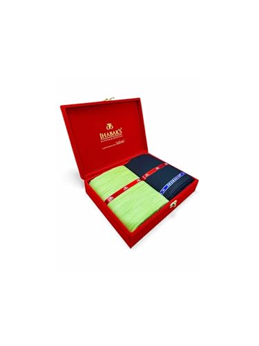 Image of JHABAK'S Unstitched Cotton Blend Solid Shirt & Trouser Fabric - 2.25 m Shirt Cloth - 1.20 m Pant Piece