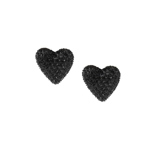 Betsey Johnson Heart Stud Earrings