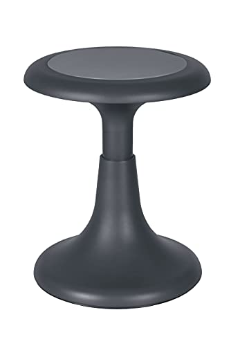 Image of Regency Glow Wobble Stool, 15-inch, Grey
